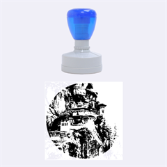 Paro Taktsang Rubber Round Stamps (medium) by trendistuff