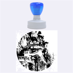 Paro Taktsang Rubber Round Stamps (large) by trendistuff