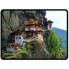 Paro Taktsang Double Sided Fleece Blanket (large) 