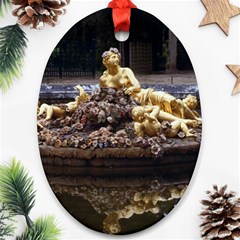 Palace Of Versailles 3 Ornament (oval)  by trendistuff