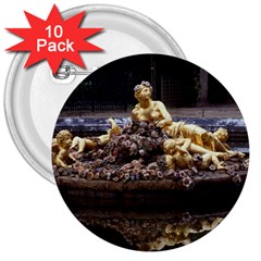 Palace Of Versailles 3 3  Buttons (10 Pack)  by trendistuff