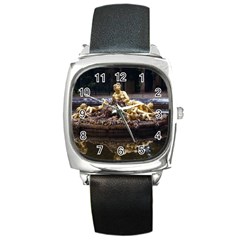 Palace Of Versailles 3 Square Metal Watches by trendistuff