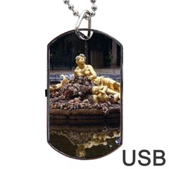 Palace Of Versailles 3 Dog Tag Usb Flash (one Side)