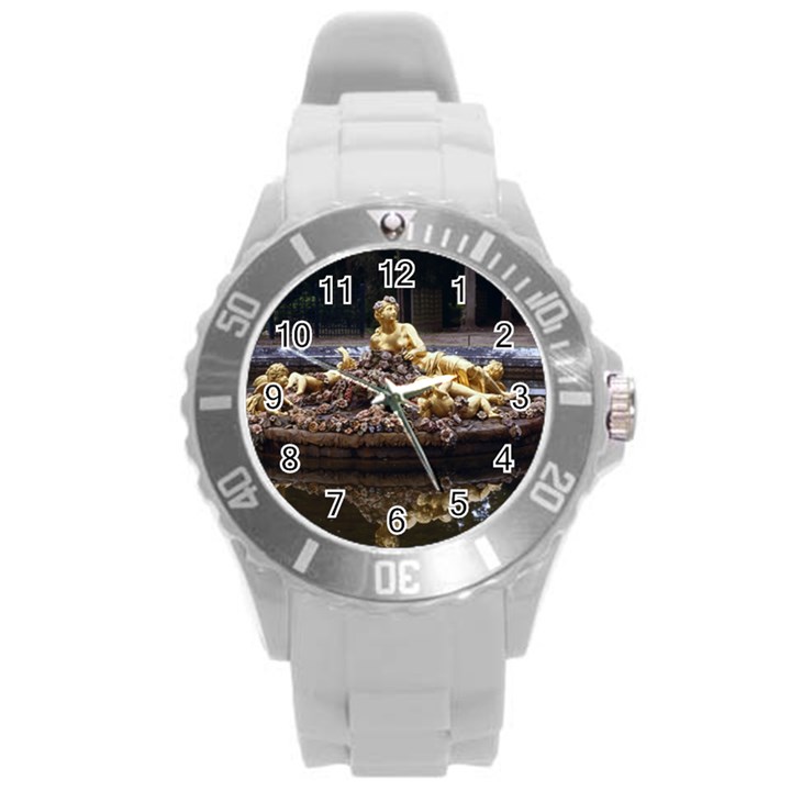 PALACE OF VERSAILLES 3 Round Plastic Sport Watch (L)