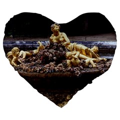 Palace Of Versailles 3 Large 19  Premium Heart Shape Cushions