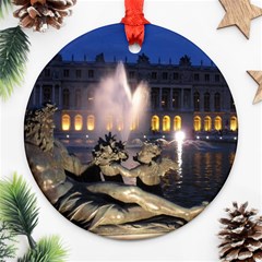 Palace Of Versailles 2 Round Ornament (two Sides)  by trendistuff