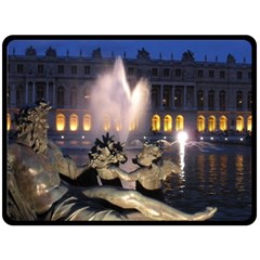 Palace Of Versailles 2 Double Sided Fleece Blanket (large) 