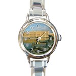 PALACE OF VERSAILLES 1 Round Italian Charm Watches Front