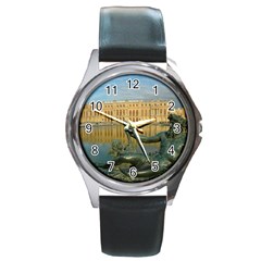 Palace Of Versailles 1 Round Metal Watches by trendistuff