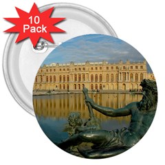 Palace Of Versailles 1 3  Buttons (10 Pack)  by trendistuff