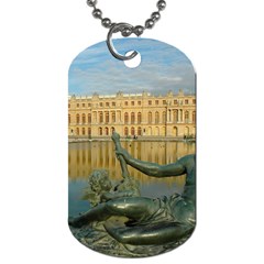 Palace Of Versailles 1 Dog Tag (one Side) by trendistuff