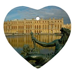 Palace Of Versailles 1 Heart Ornament (2 Sides) by trendistuff