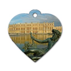 Palace Of Versailles 1 Dog Tag Heart (two Sides) by trendistuff