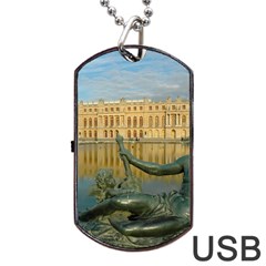 Palace Of Versailles 1 Dog Tag Usb Flash (one Side)