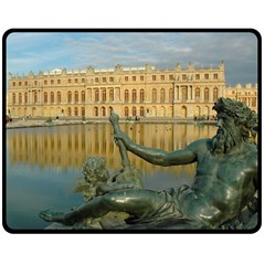 Palace Of Versailles 1 Double Sided Fleece Blanket (medium)  by trendistuff