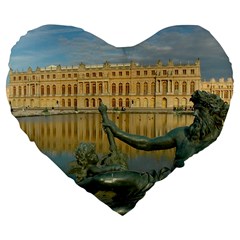 Palace Of Versailles 1 Large 19  Premium Flano Heart Shape Cushions