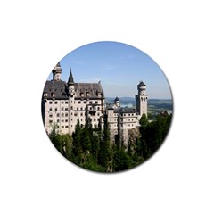 Neuschwanstein Castle 2 Rubber Coaster (round)  by trendistuff