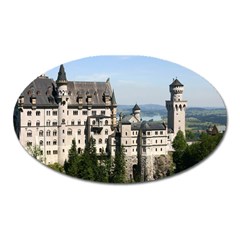 Neuschwanstein Castle 2 Oval Magnet by trendistuff