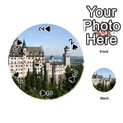 Neuschwanstein Castle 2 Playing Cards 54 (round)  by trendistuff