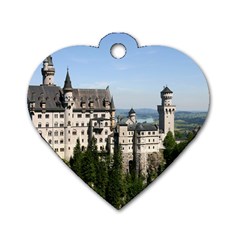 Neuschwanstein Castle 2 Dog Tag Heart (two Sides) by trendistuff