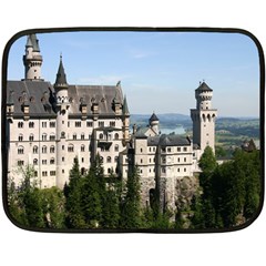 Neuschwanstein Castle 2 Fleece Blanket (mini)