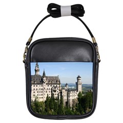 Neuschwanstein Castle 2 Girls Sling Bags by trendistuff