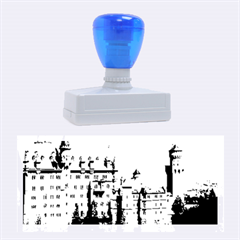 Neuschwanstein Castle 2 Rubber Stamps (large) by trendistuff