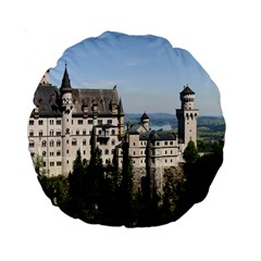 Neuschwanstein Castle 2 Standard 15  Premium Round Cushions by trendistuff