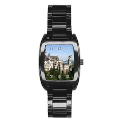 Neuschwanstein Castle 2 Stainless Steel Barrel Watch by trendistuff