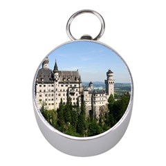 Neuschwanstein Castle 2 Mini Silver Compasses by trendistuff