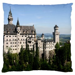 Neuschwanstein Castle 2 Large Flano Cushion Cases (one Side) 