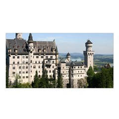 Neuschwanstein Castle 2 Satin Shawl