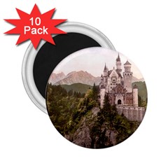 Neuschwanstein Castle 2 25  Magnets (10 Pack)  by trendistuff