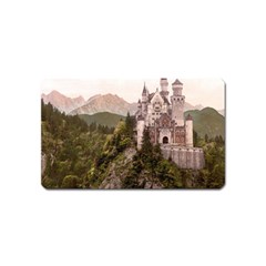 Neuschwanstein Castle Magnet (name Card) by trendistuff