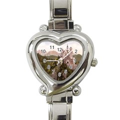 Neuschwanstein Castle Heart Italian Charm Watch by trendistuff