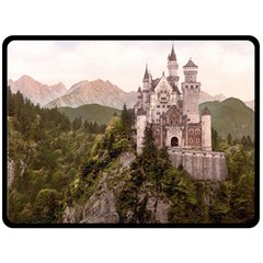 Neuschwanstein Castle Fleece Blanket (large) 