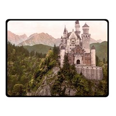 Neuschwanstein Castle Fleece Blanket (small)