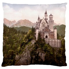 Neuschwanstein Castle Large Cushion Cases (one Side)  by trendistuff