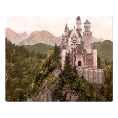 Neuschwanstein Castle Double Sided Flano Blanket (large) 