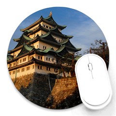 Nagoya Castle Round Mousepads by trendistuff