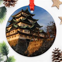 Nagoya Castle Ornament (round)  by trendistuff