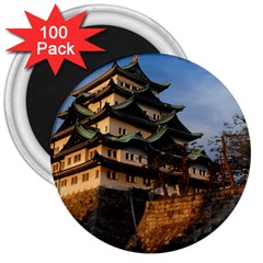 Nagoya Castle 3  Magnets (100 Pack) by trendistuff