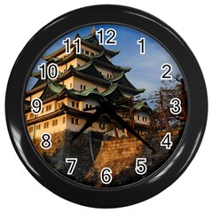 Nagoya Castle Wall Clocks (black) by trendistuff