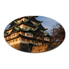 Nagoya Castle Oval Magnet by trendistuff