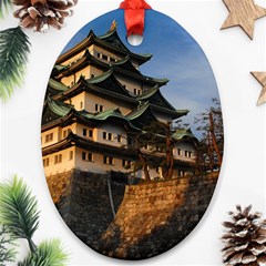 Nagoya Castle Oval Ornament (two Sides) by trendistuff