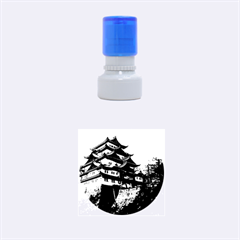 Nagoya Castle Rubber Round Stamps (small) by trendistuff