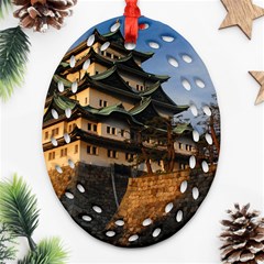 Nagoya Castle Ornament (oval Filigree)  by trendistuff