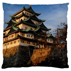 Nagoya Castle Large Cushion Cases (one Side)  by trendistuff