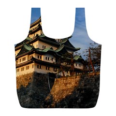 Nagoya Castle Full Print Recycle Bags (l)  by trendistuff