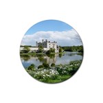 LEEDS CASTLE Rubber Round Coaster (4 pack)  Front